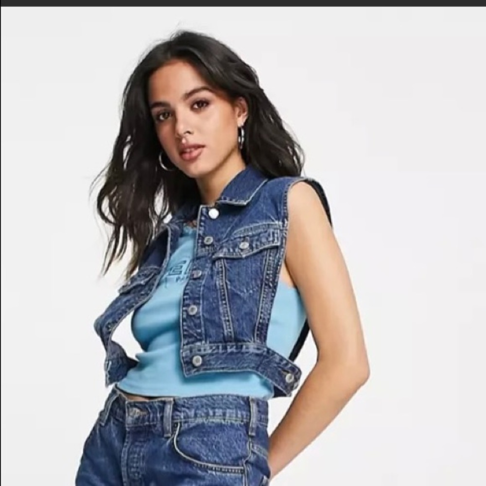 Denim vest